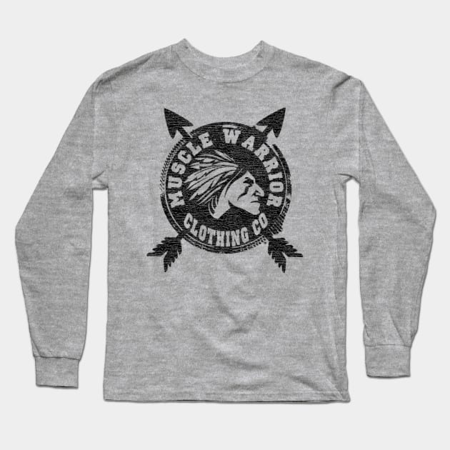 MUSCLE WARRIOR Long Sleeve T-Shirt by MuscleTeez